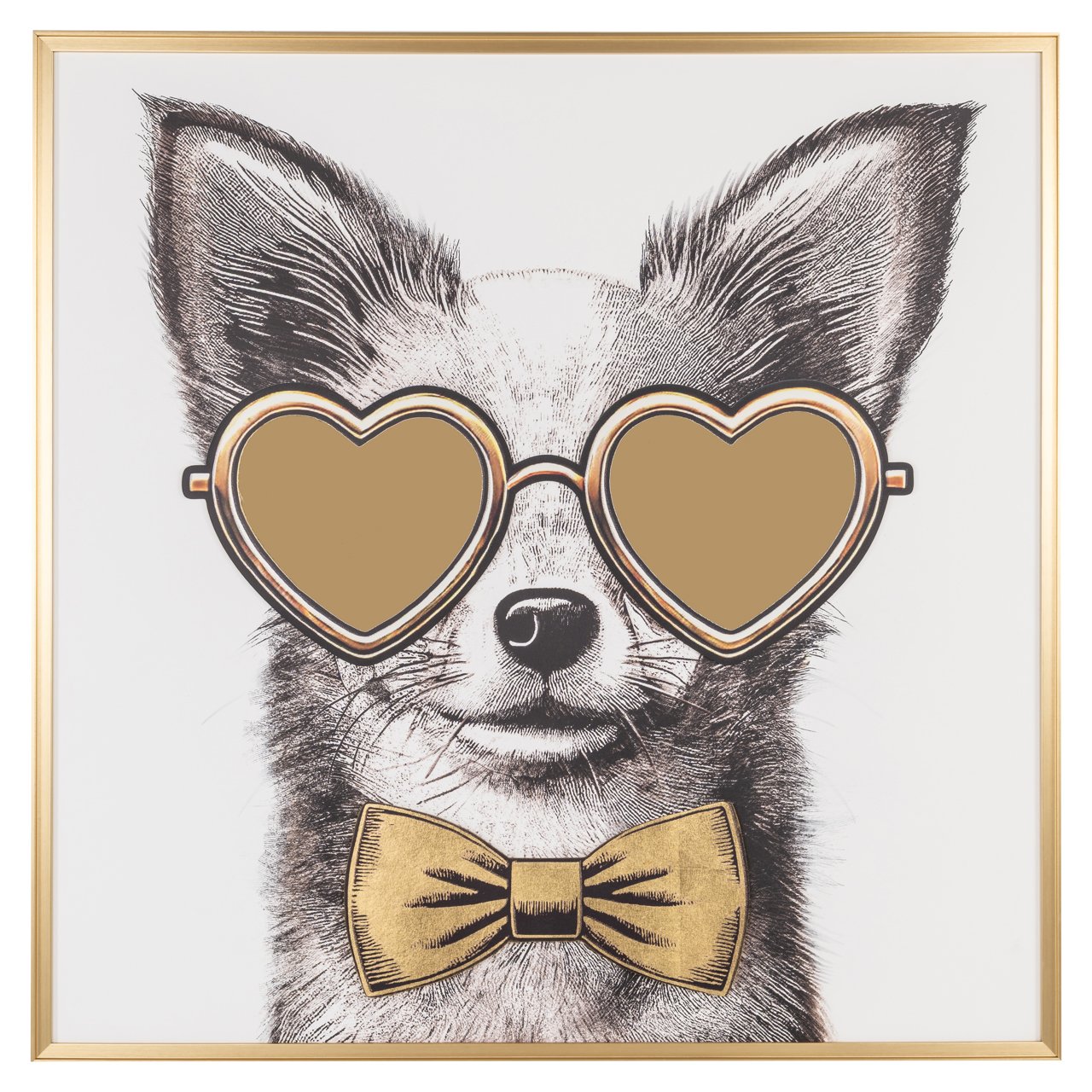 Wall art Bodhy black/gold