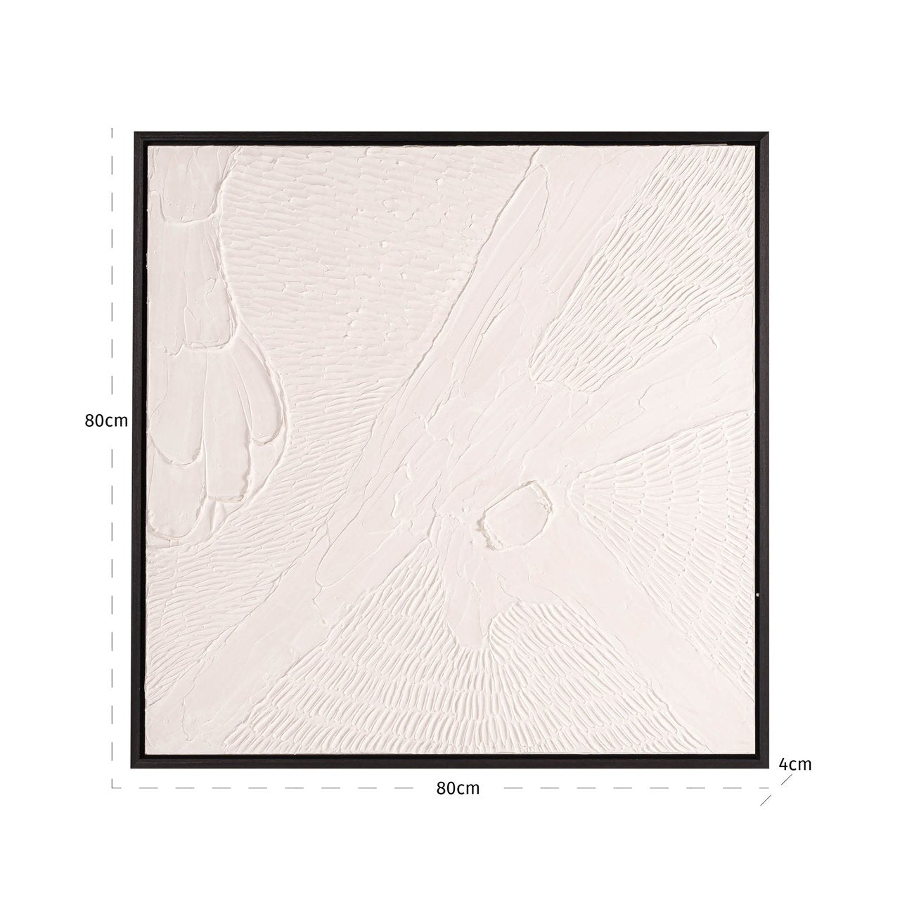 Wall art Janey black/white