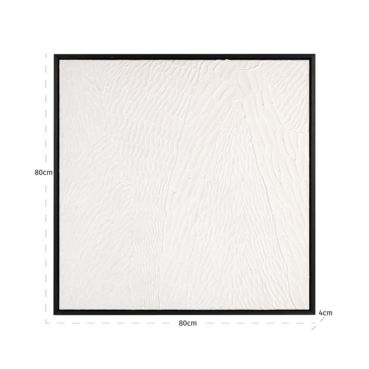 Wall art Janell black/white