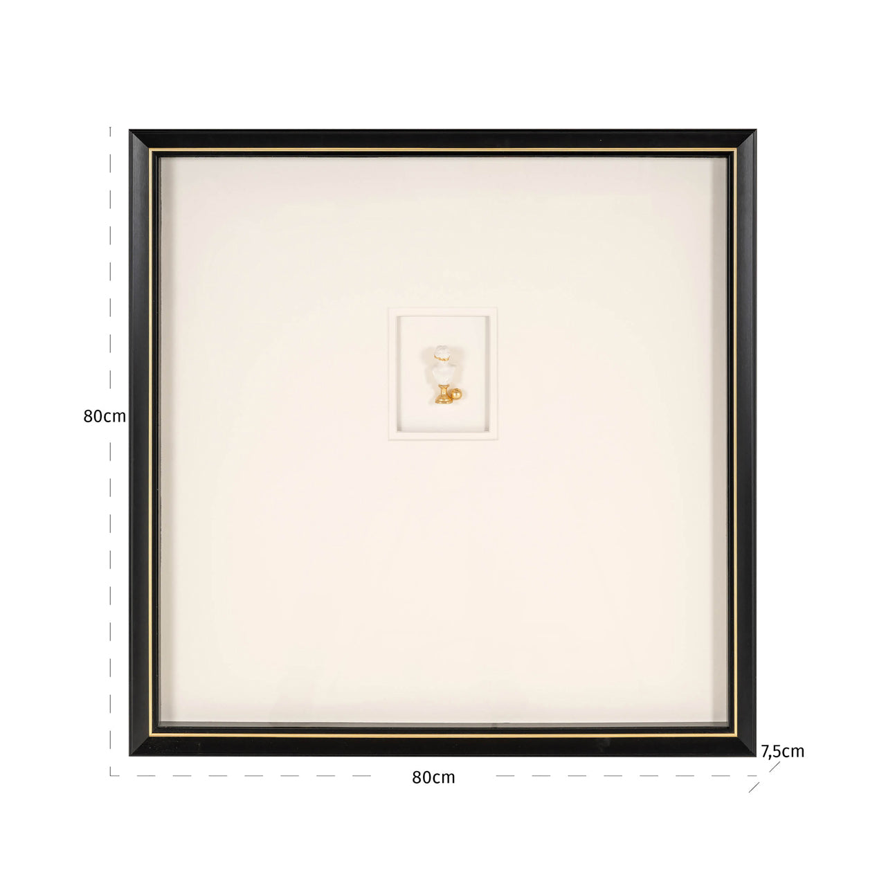 Wall art Danni black/white