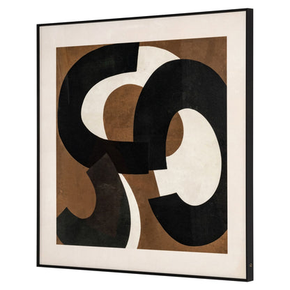 Wall art Euphoria brown right