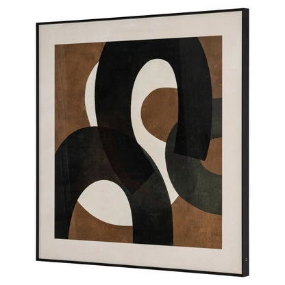 Wall art Euphoria brown left