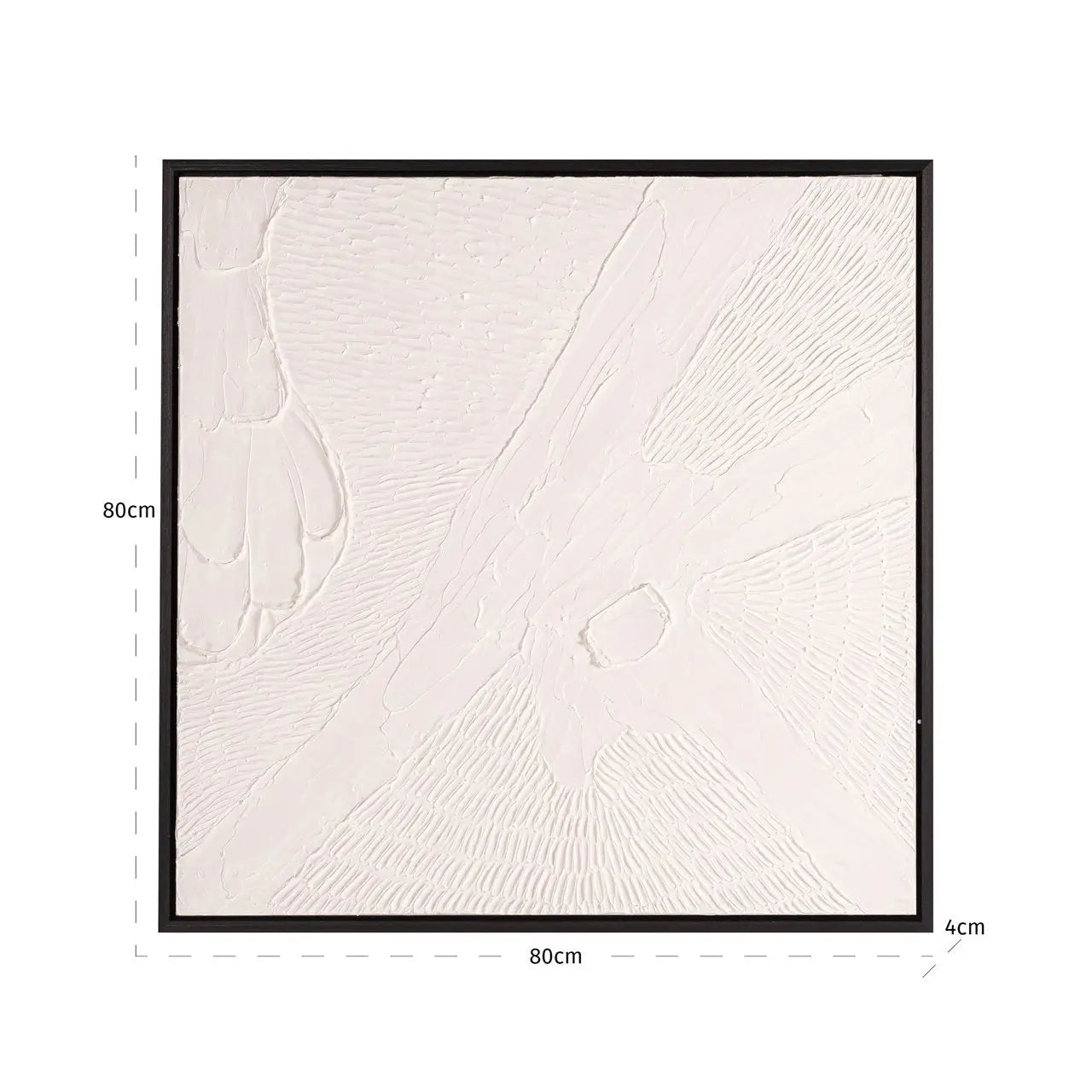 Wall art Janey black/white