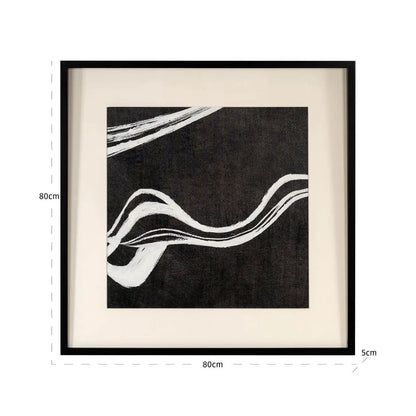 Wall art Jozra black/white
