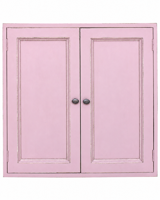 Caisson Arthus D789 à deux portes, présenté en finition Patiné · Rose. Visuel de présentation recolorisé ; teinte indicative.