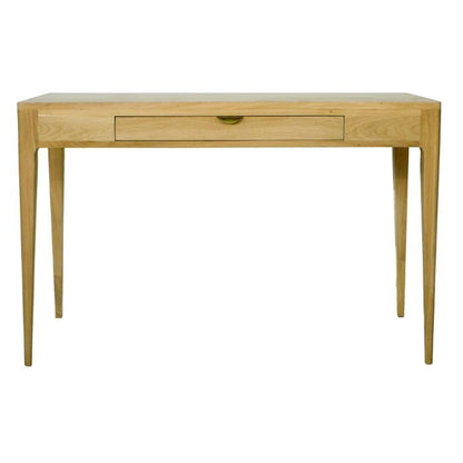 Bureau Ernest D888C en chêne, 1 tiroir, 120 cm, vue principale.