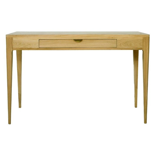 Bureau Ernest D888C en chêne, 1 tiroir, 120 cm, vue principale.