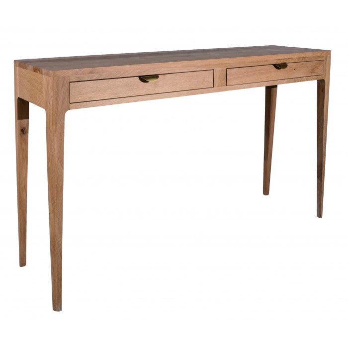 Console Ernest D883C en chêne, 2 tiroirs, 130 cm – Rosiris Rosiris