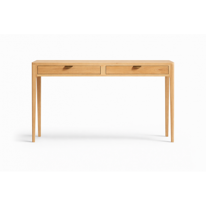 Console Ernest D883C en chêne, 2 tiroirs, 130 cm – Rosiris Rosiris