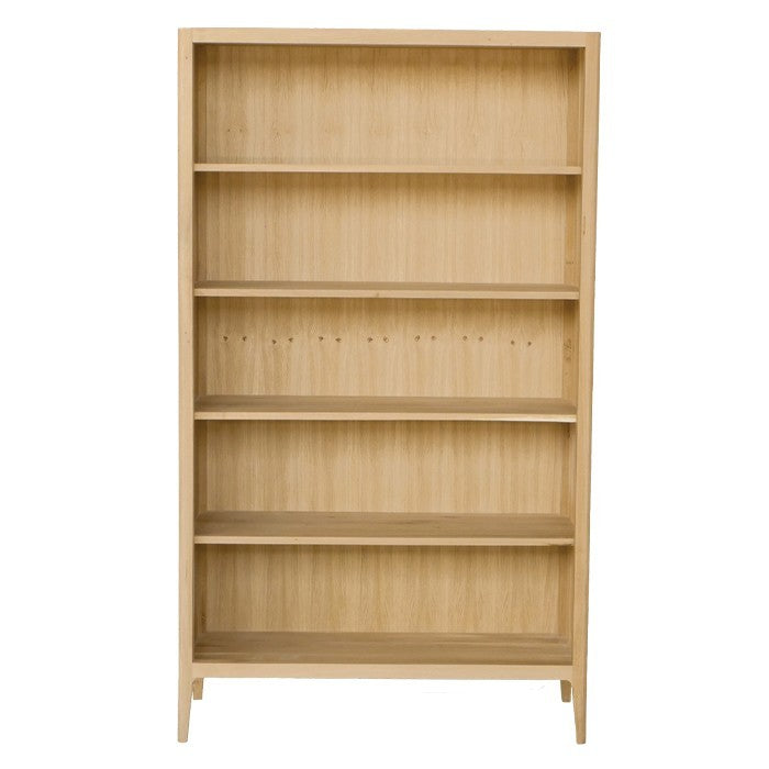 Étagère Ernest D890C en chêne, 4 étagères, vue principale.