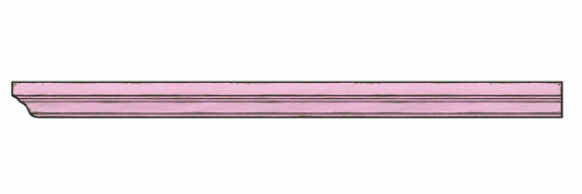 Corniche gauche Gabin D716G en pin – Rosiris Rosiris