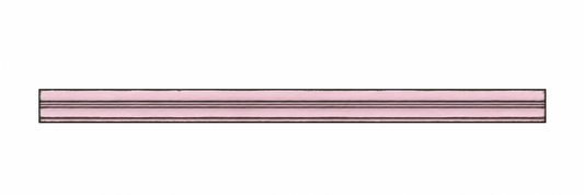 Corniche centrale Gabin D716M en pin, 90 cm – Rosiris Rosiris