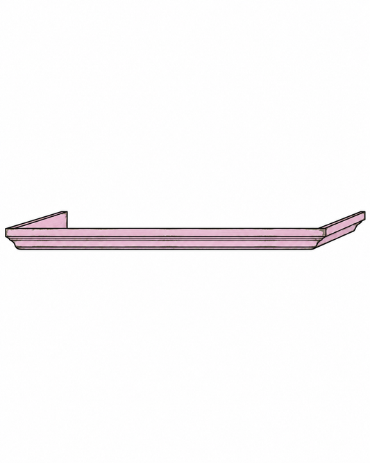 Corniche Gabin D716 en pin, élément indépendant – Rosiris Rosiris