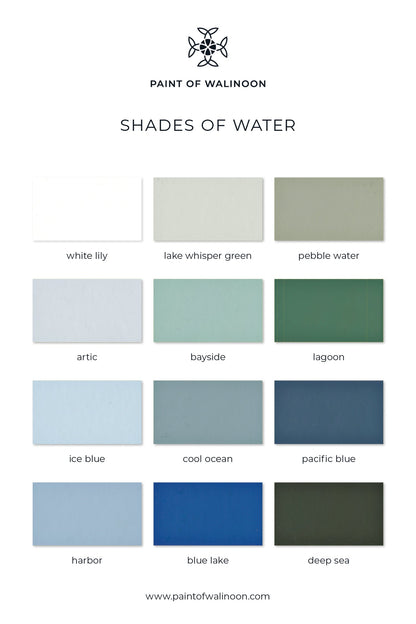 Jeu de nuanciers des quatre collections – Paint of Walinoon Paint of Walinoon