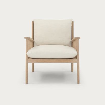 Fauteuil Casey, Tissu Hugo Pale Oat