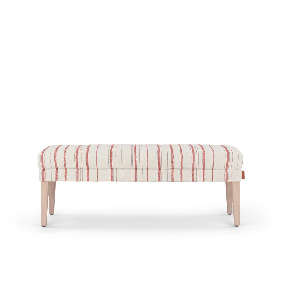 Tabouret Rupert, Rayures Carskiey Rouge